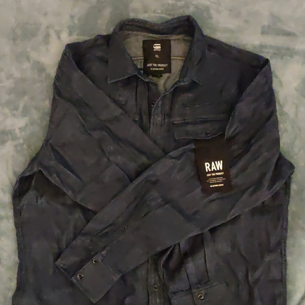 G-Star Raw Denim Slim Fit 3301 Shirt XL